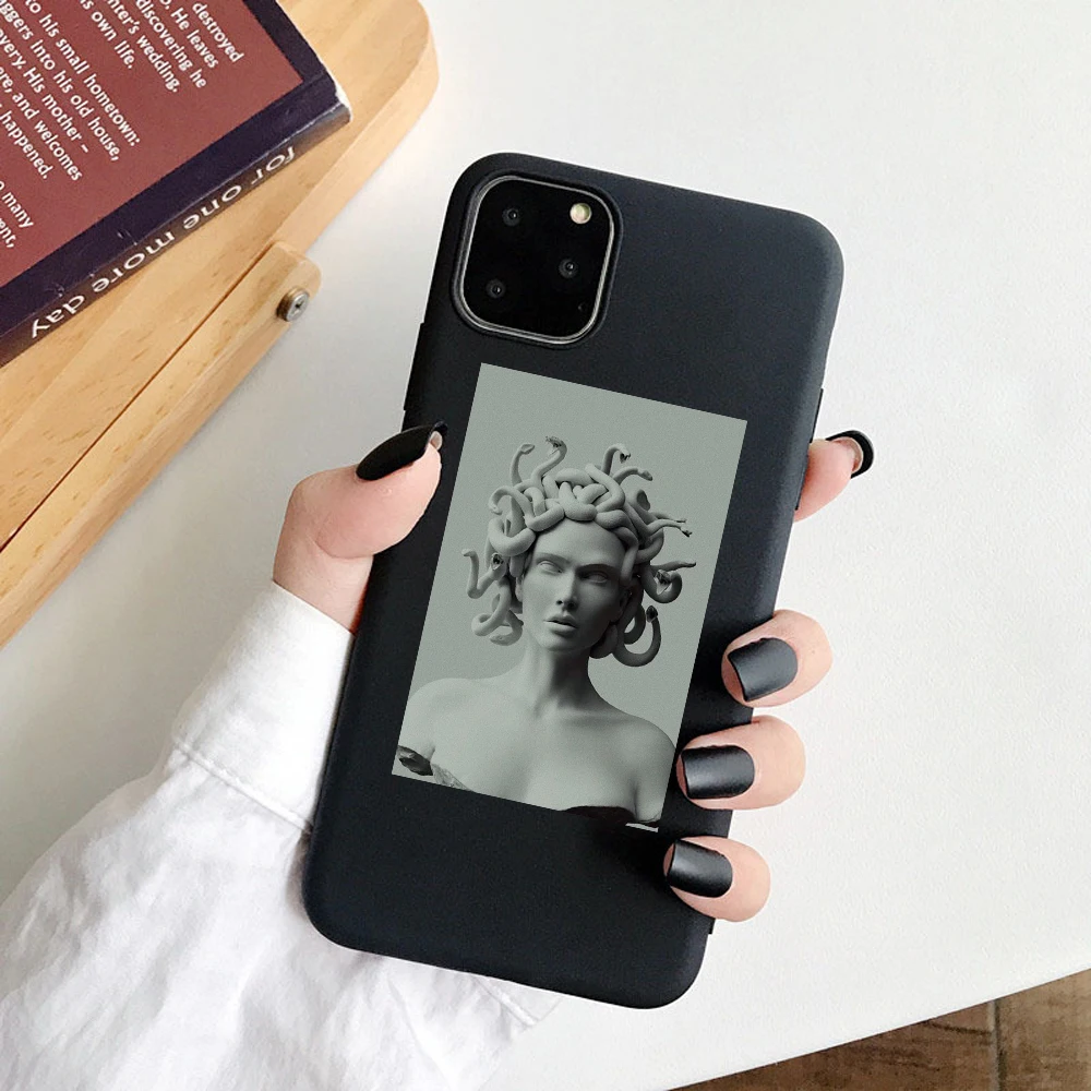 10 Давид Мона Лиза для iphone 11 11Pro Max 5S SE чехол для телефона для iphone XS Max XR X 6S 6 7 8 Plus мягкие ТПУ чехлы накладки оболочка - Цвет: 10