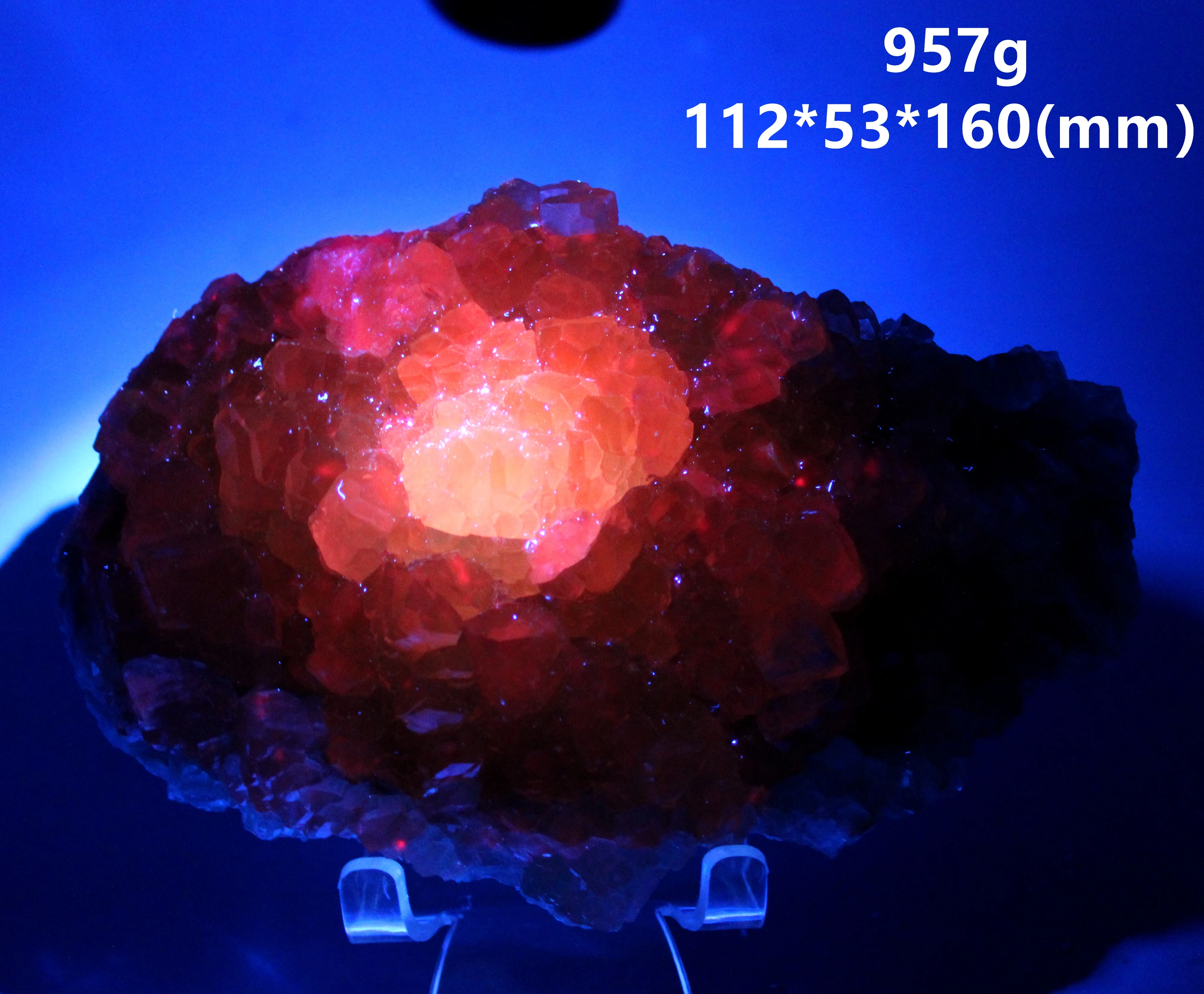 

100% natural Fluorescent calcite mineral specimen stones and crystals healing crystals quartz gemstones