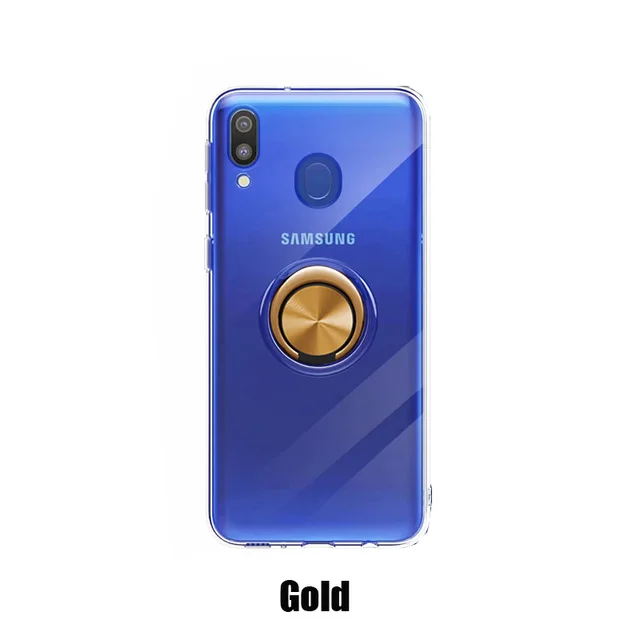 Для samsung Galaxy A20E чехол, мягкий ультра тонкий прозрачный держатель с кольцом, автомобильный Магнитный чехол для телефона s для samsung Galaxy A20E Fundas Coque