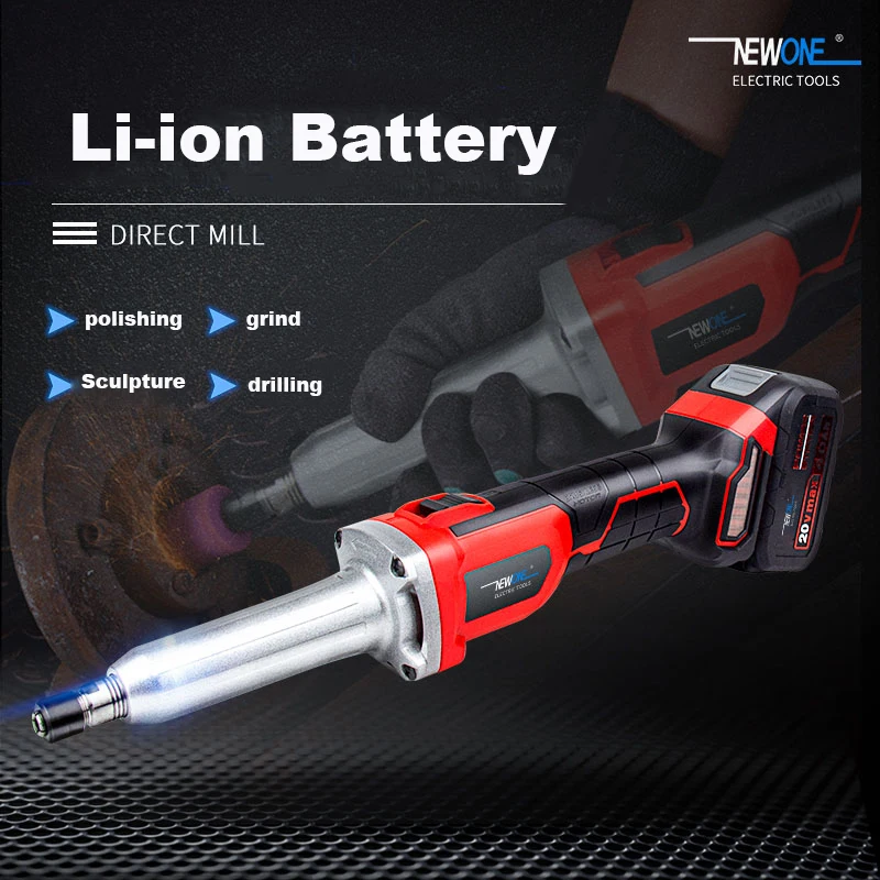 Миниатюрная шлифовальная машина электроинструменты литий-ионный аккумулятор 20