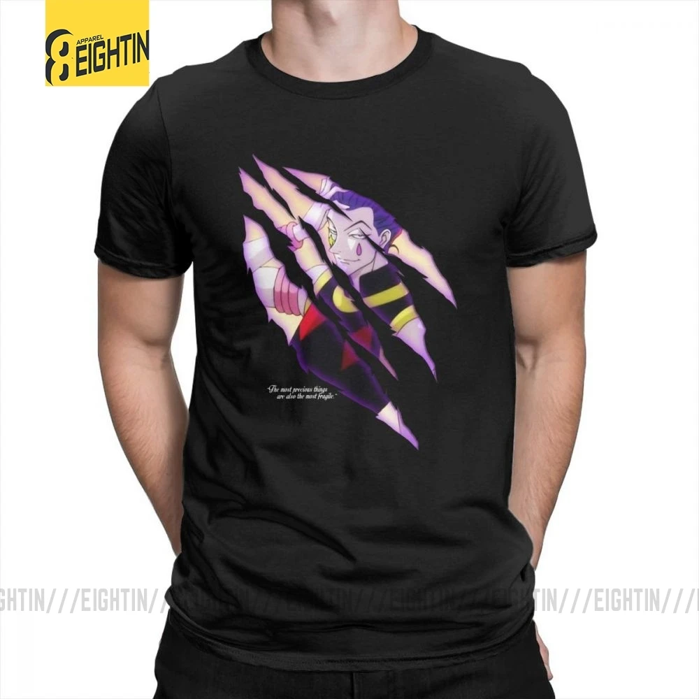 Футболка Hunter X Hisoka мужская с коротким рукавом комикс из чистого хлопка круглым