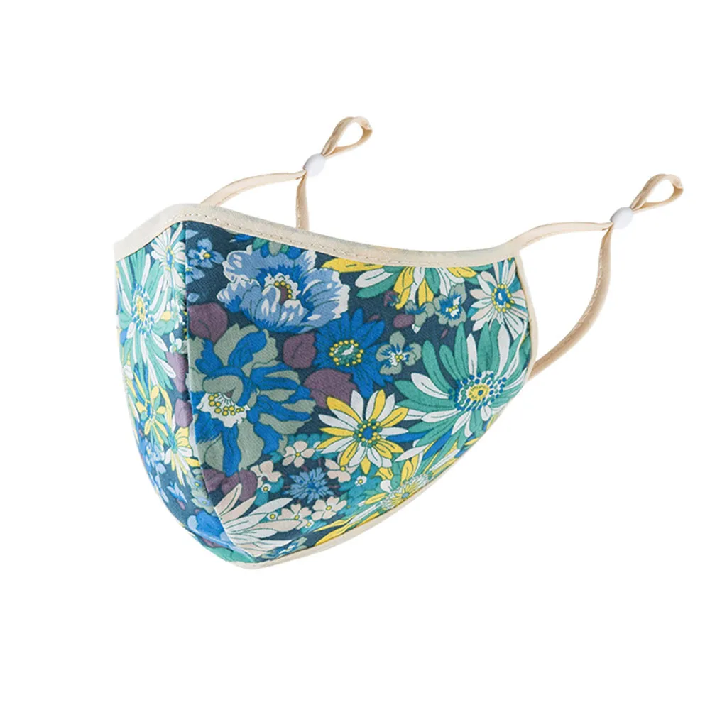 Многоразовые Регулируемые моющиеся флаконы с цветочным принтом для взрослых