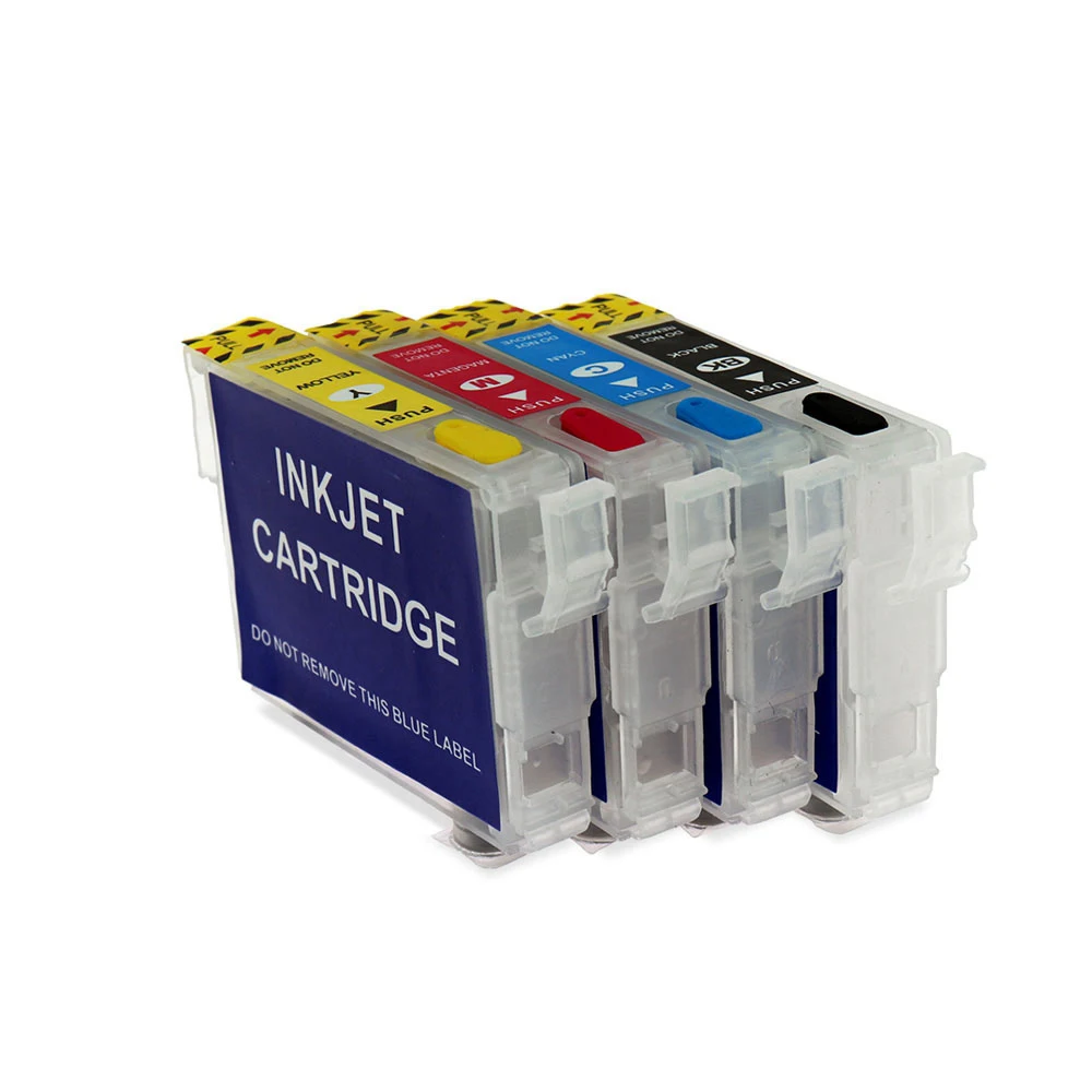 T702 T702XL перезаправляемый картридж без чипа для Epson рабочей силы Pro WF-3720 WF-3733 WF-3730
