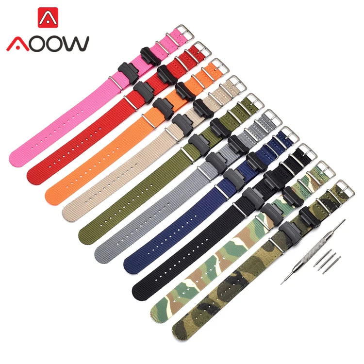 НАТО нейлон ремешок для объектива с оптическими зумом Casio G SHOCK GA 110 120 GD 100 DW 5600 ГСЛ