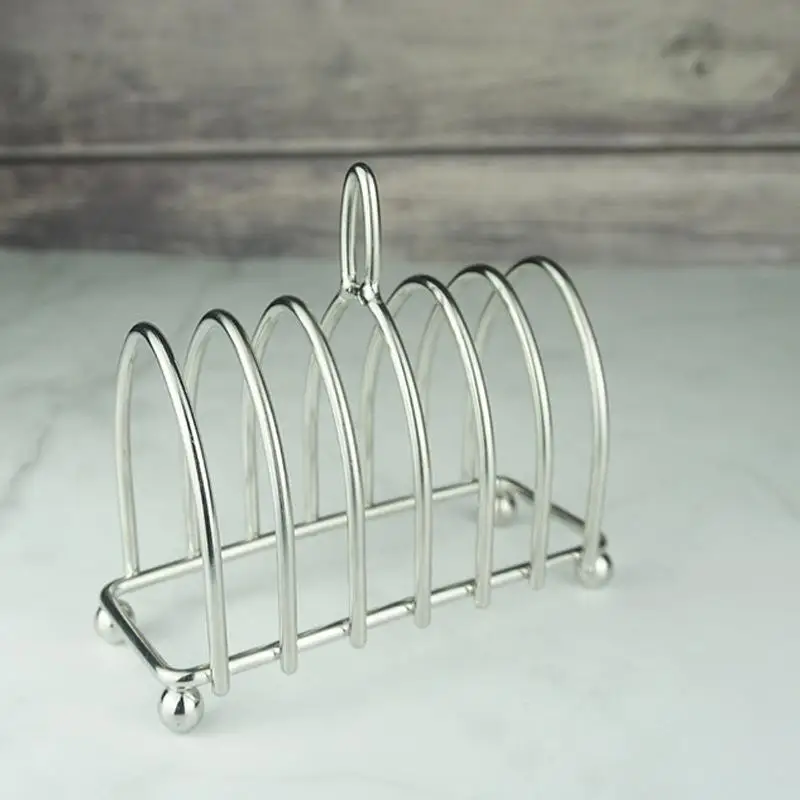 

Stainless Steel Bread Rack Toast Rack Food Display Tool High Quality Toast Rack Party Restaurant Bread Holder Household Utensil