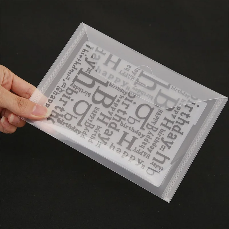 

Plastic Large Stamp And Die Storage For Cutting Dies Hot Foil Plates Clear Stamps Embossing Folders Organizer Holders Bag