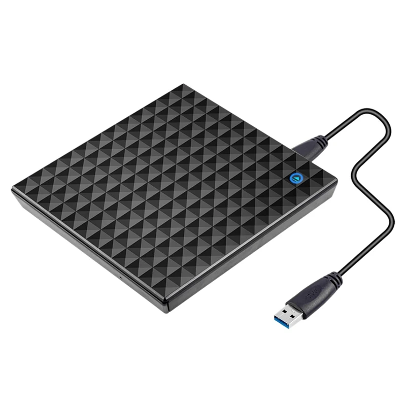

USB 3.0 External DVD Drive Portable Slim Optical Burner CD/DVD Player MAC OS Windows XP 7 8 Laptop PC