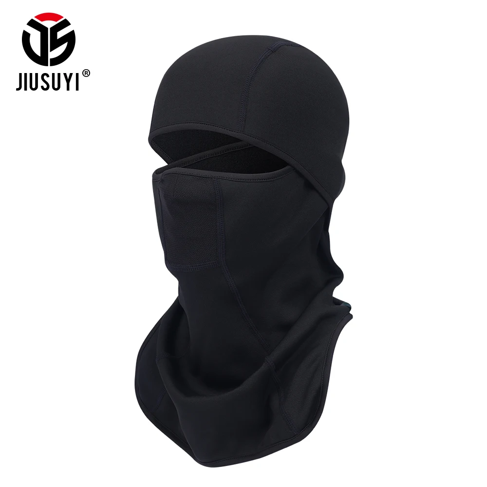 

Winter Black Polar Fleece Balaclava Face Mask Windproof Warmer Tactical Military Cap Beanies Bicycle Helmet Liner Head Shield
