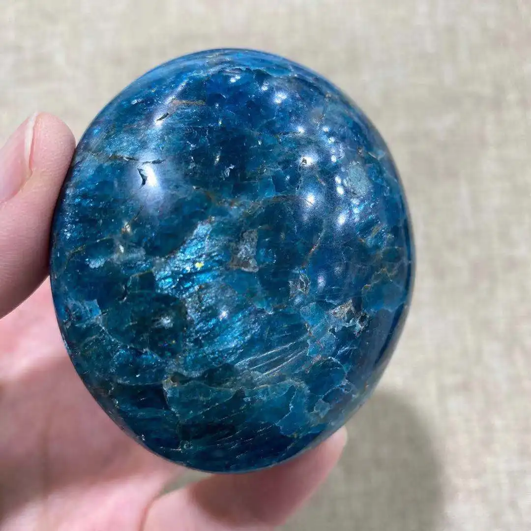 

Натуральный Синий Апатит, кристалл кварца, энергия, игра, комната, Декор, подарки