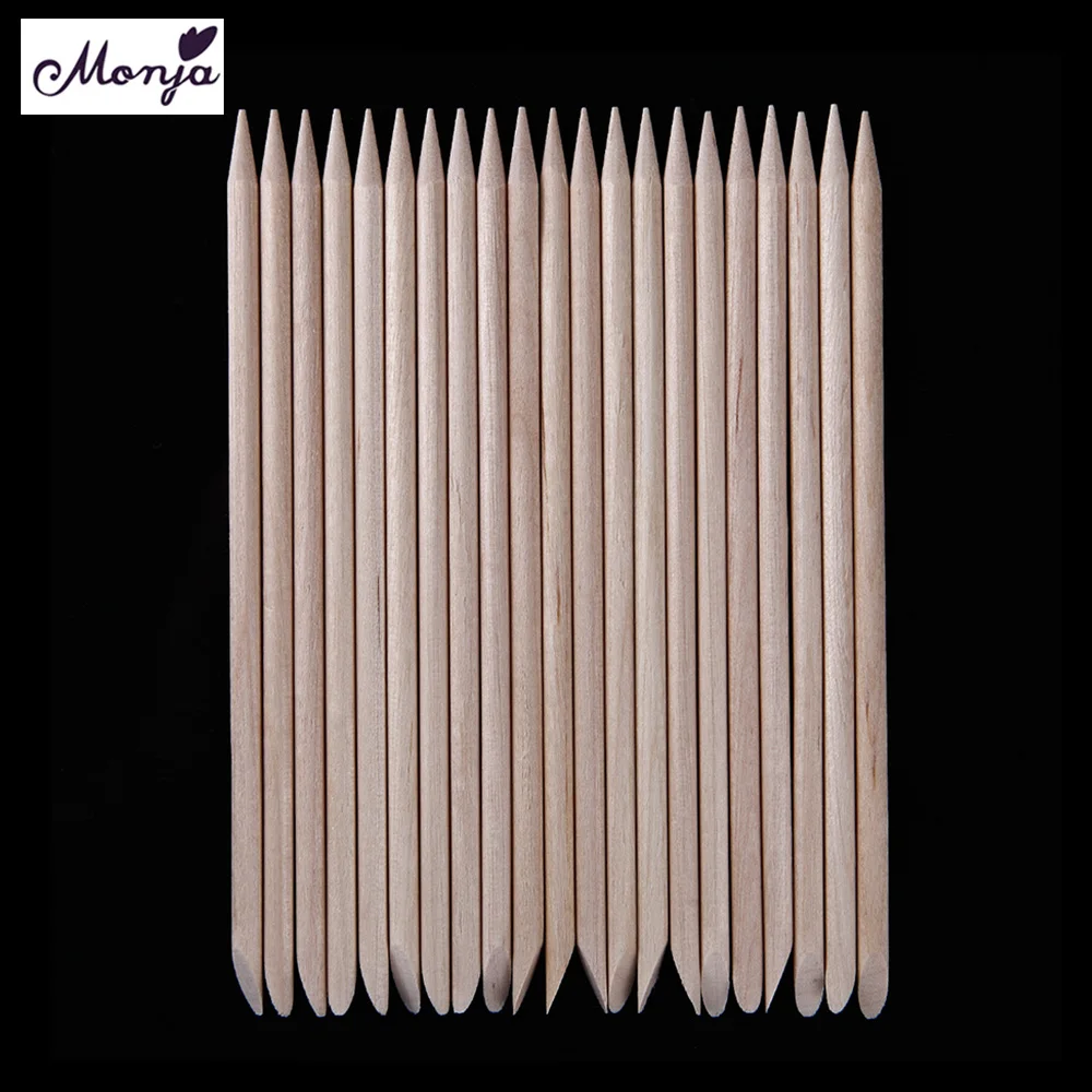Маникюрный Инструмент для удаления кутикулы апельсиновые деревянные палочки 20