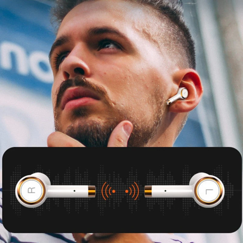 New L2 TWS Earphone Wireless Bluetooth 5.0 Earbuds Smart Binaural Noise Reduction Sports Headset with Charging Box | Электроника