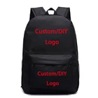 Рюкзак с логотипом на заказ для женщин и мужчин, повседневный ранец для ноутбука в стиле аниме для девочек и мальчиков-подростков, детские школьные сумки на ремне