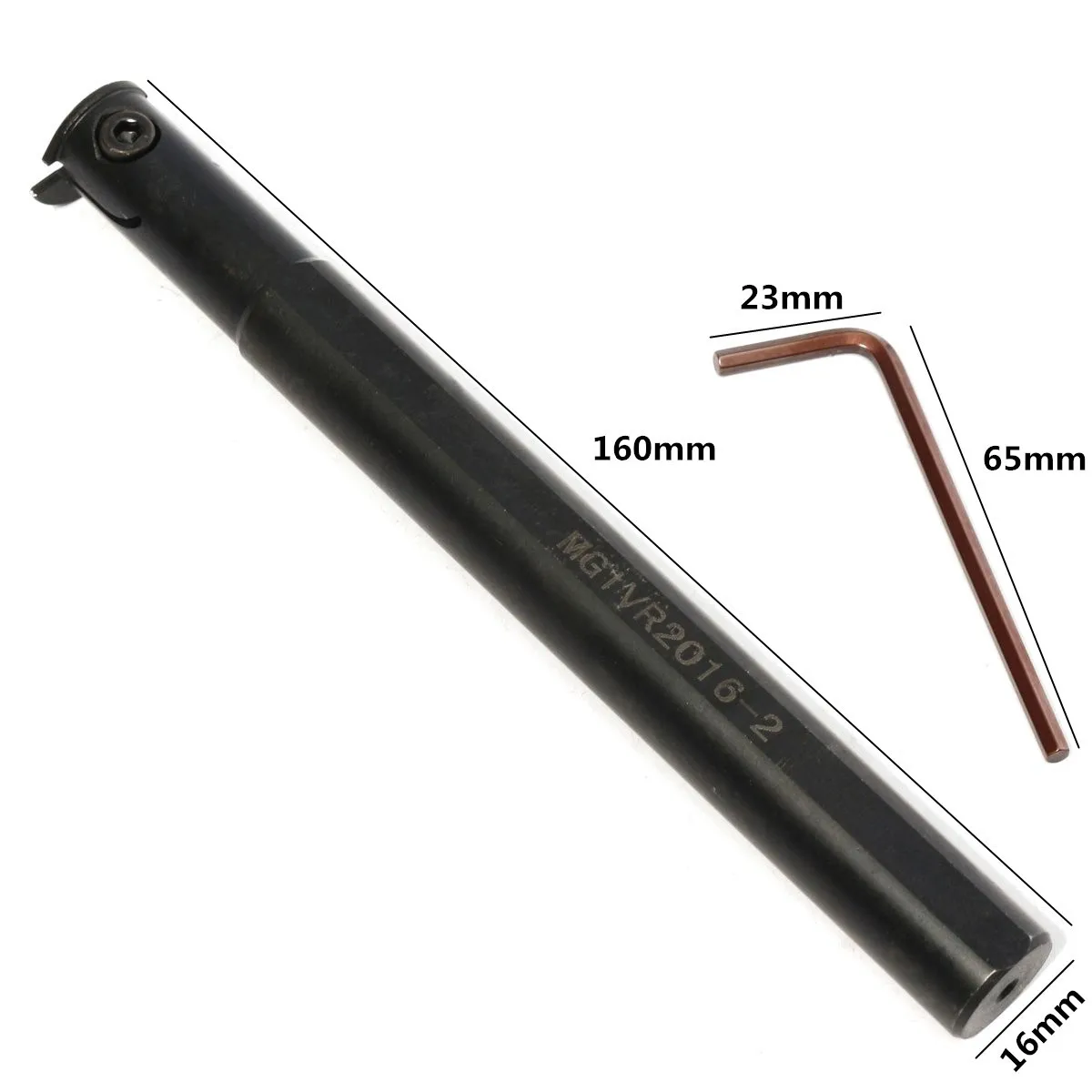 

MGIVR2016-2 Partting Grooving Cut-Off Tool Holder For 2mm MGMN200 CNC Lathe