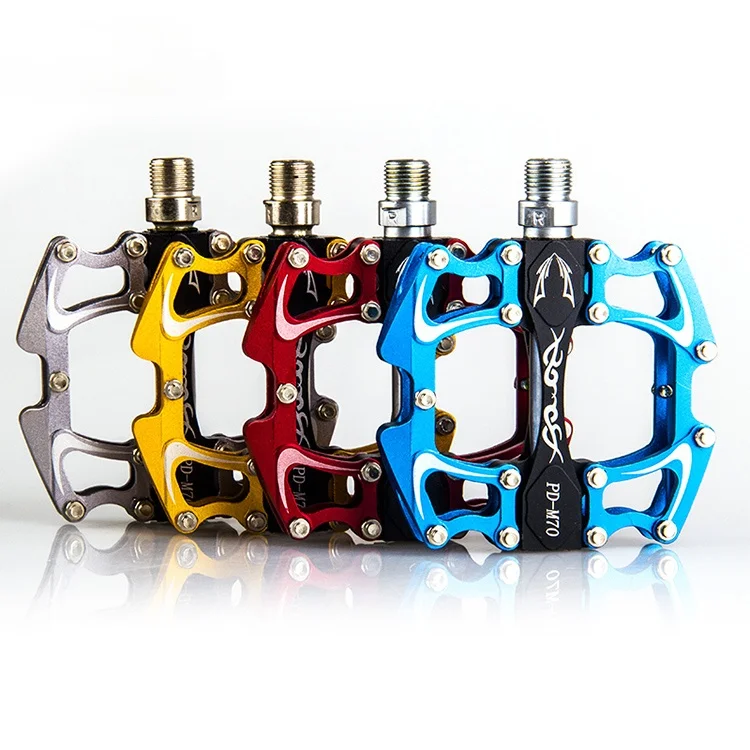 

Aluminum Bearing Bicycle Pedal Ultralight Bike Accessories Cycling Parts Antiskid Mtb Pedals Pedale Velo Riding Equipment Ed50bp