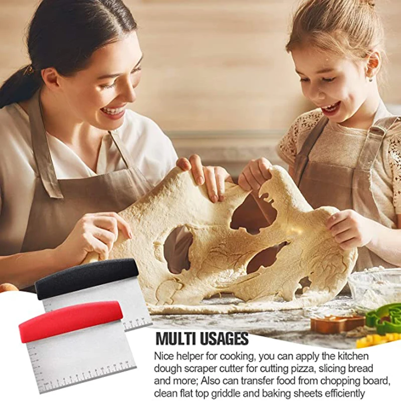 Скребок для теста из нержавеющей стали резак скребок выпечки измельчитель с