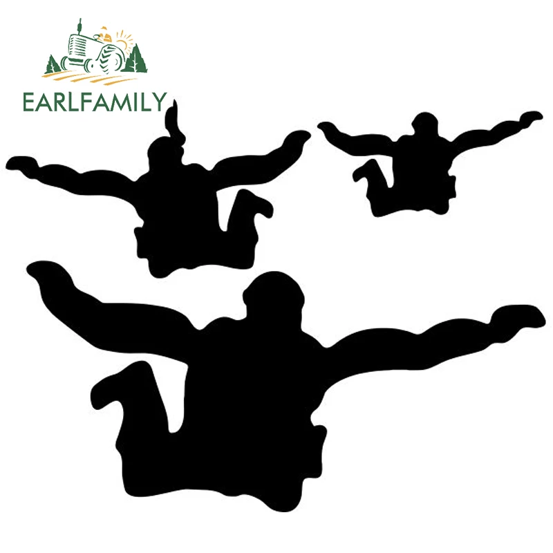 EARLFAMILY 58 см x 50 5 2x Новинка Скайдайвинг небо погружение человек парень
