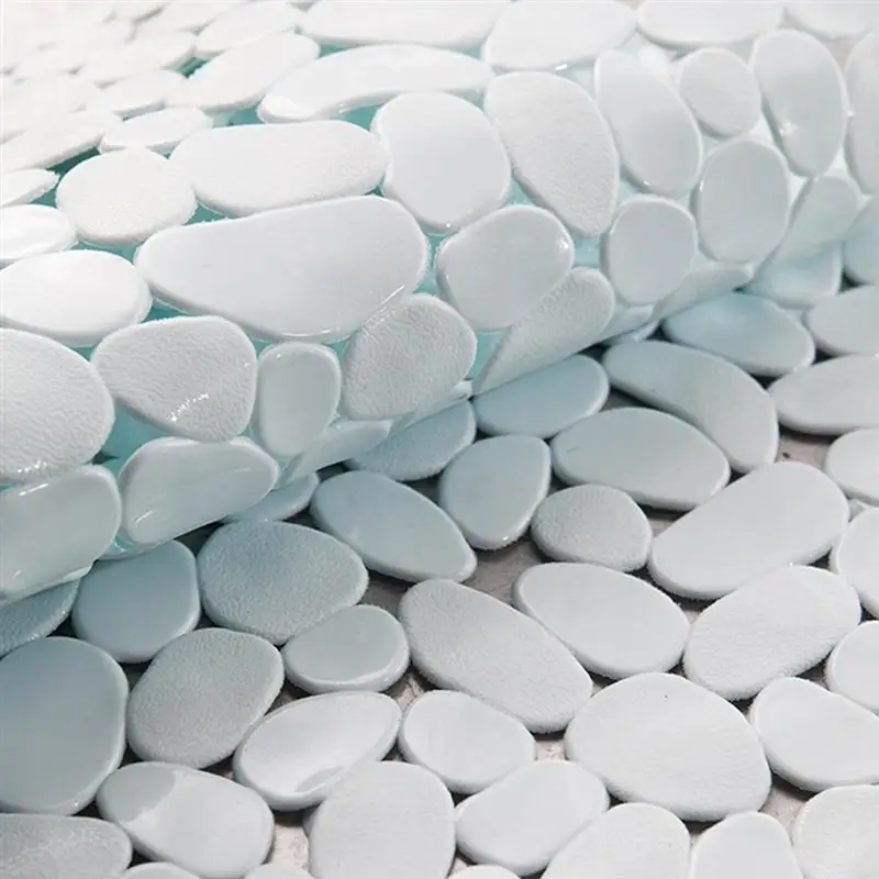 ПВХ коврик для ванной напольный нескользящий полый Булыжный Камень коврики