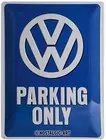 Ностальгические-Арт Ретро жестяной знак Volkswagen VW парковка только автомобиль подарком для друзей и близких, металлическая табличка,