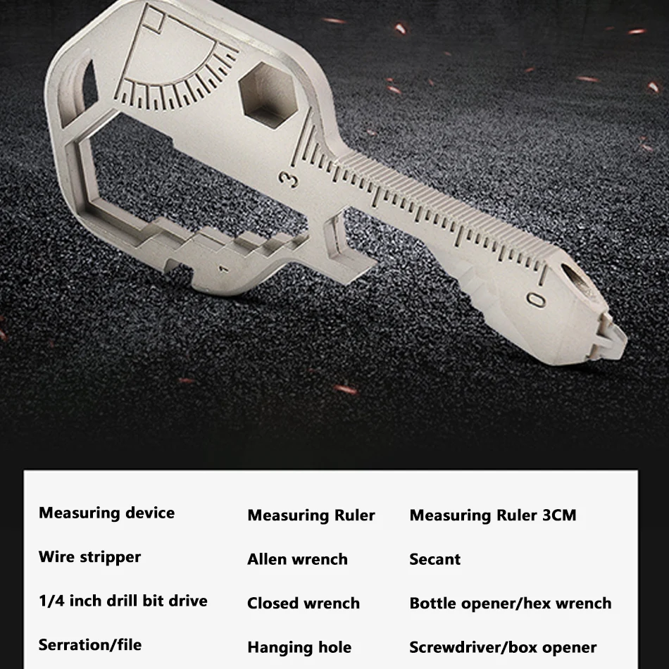 Многофункциональный ключ гаечный 24 в 1 с шестеренчатыми зажимами ручные