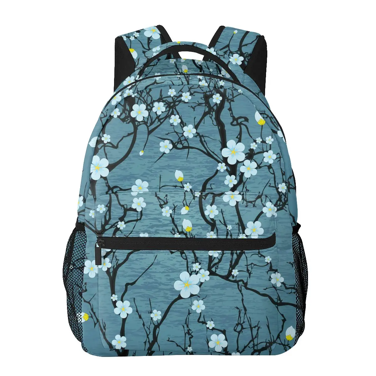 

2021 Travel Backpacks Floral Sakura Branches Japanese Cherry Spring Kitsch Graphic Girl Backpack Capacity School Bag For Teenage