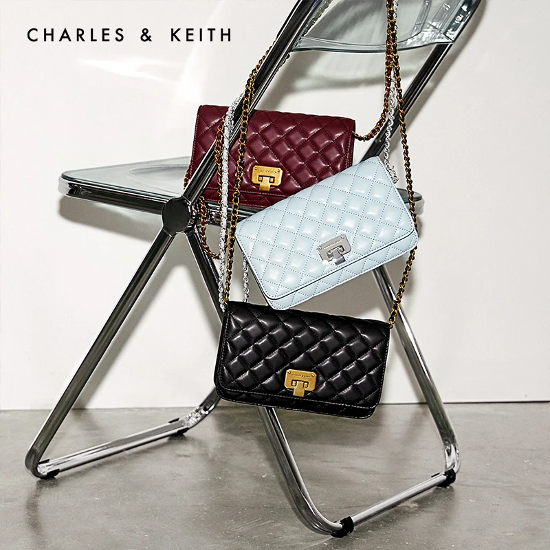 CHARLES＆KEITH Новинка на Осень 2020 CK2 70160082 2Женская сумка через плечо с тиснением в виде