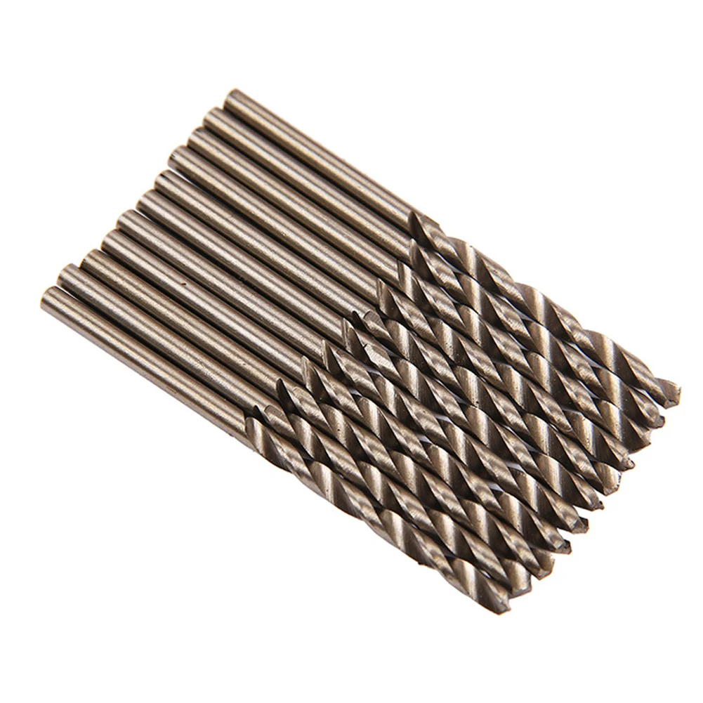 Набор спиральных Сверл из быстрорежущей стали с прямым хвостовиком 10 шт.