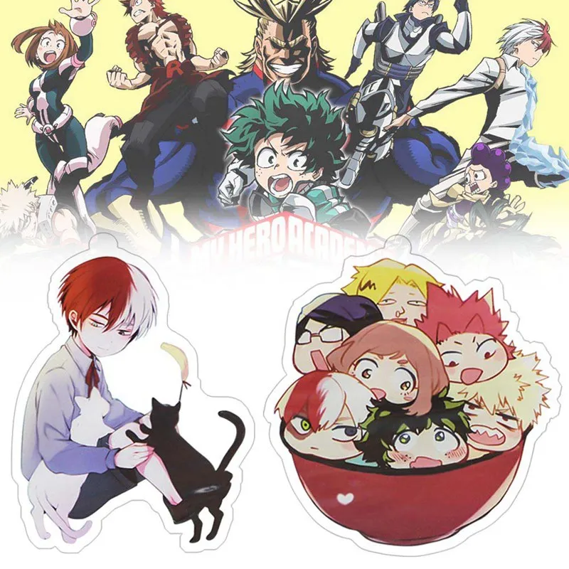 Аниме Мой герой Академия боку no Hero брелок акриловый для ключей Подвески|Брелоки| |