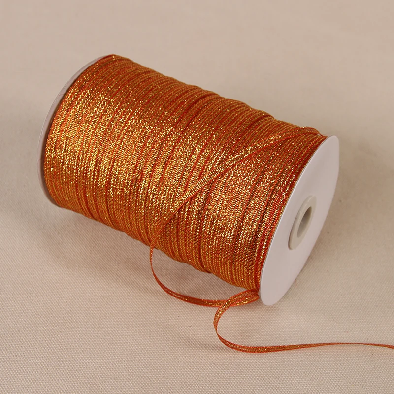 Блестящая цветная луковая лента 3 мм Блестящий Рождественский Свадебный декор