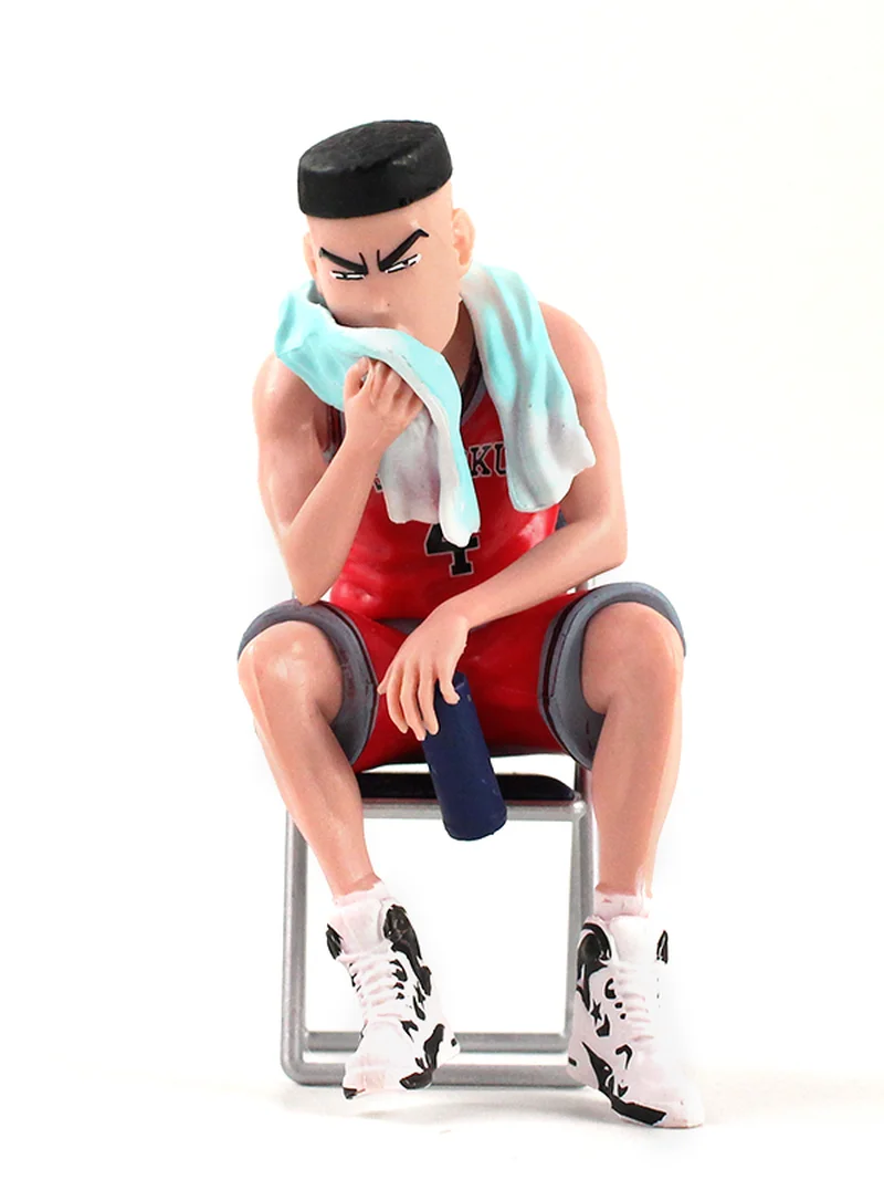 

9-11cm 5pcs/lot Slam Dunk Hanamichi Sakuragi Rukawa Kaede Akagi Takenori Miyagi Ryota PVC Action Figure Anime Model Toys