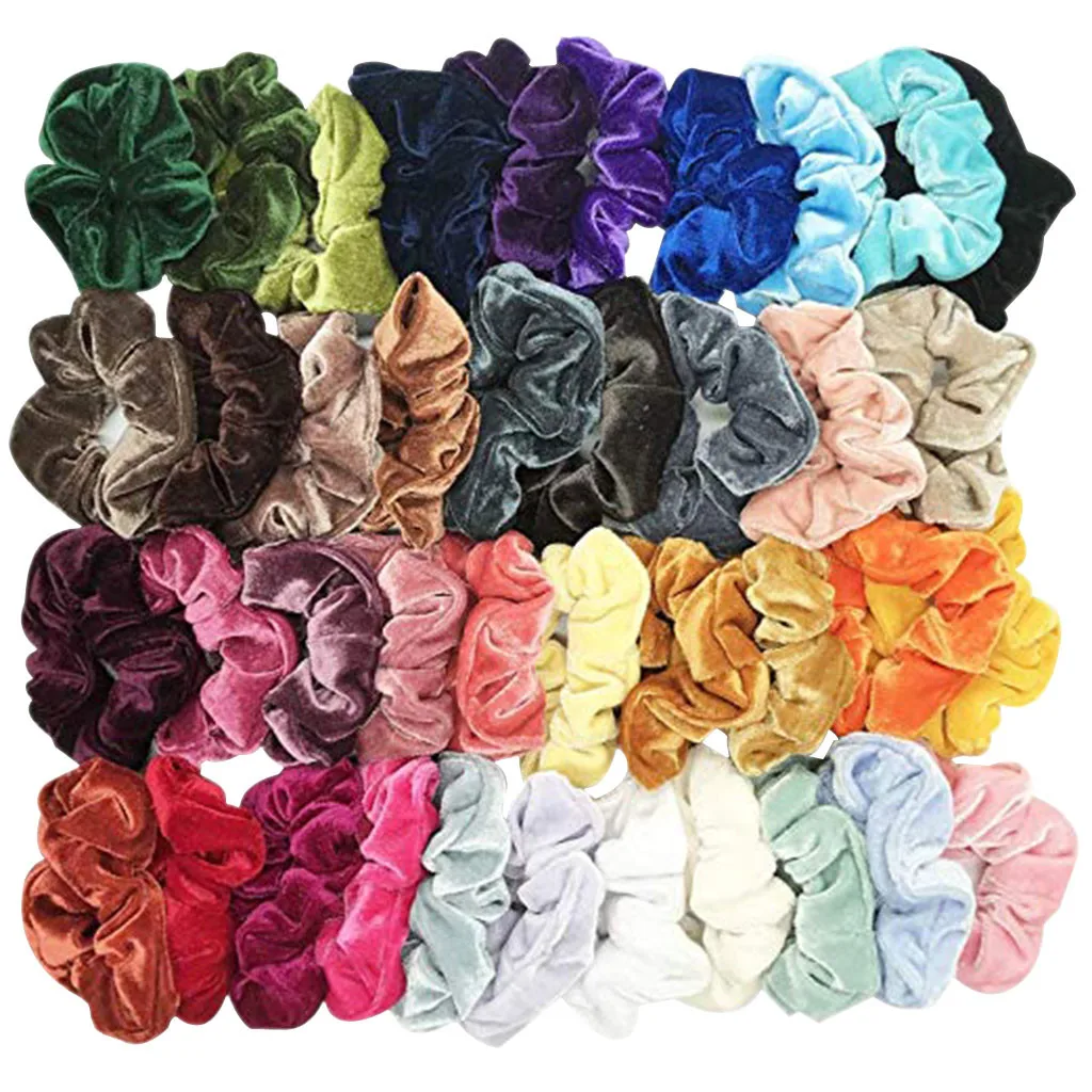 

40 Pcs Hair band Velvet Elastic Hair Bands for Women or Girls Hair Accessories