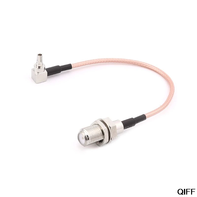 Прямая поставка и оптовая продажа разъем типа F для штекера CRC9 прямой угол RG316