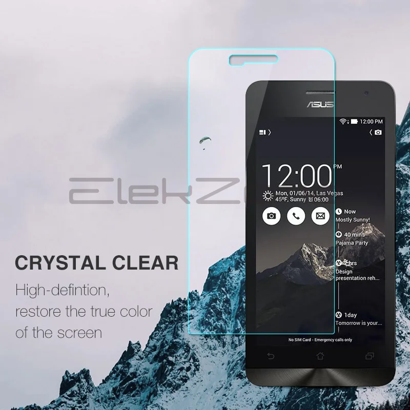 Закаленное стекло 9h для ASUS Zenfone 5 A500CG HD защитное 2.5D Asus Защитная стеклянная пленка |