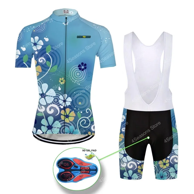 

Lady Cycling Jersey Cycling Clothes Women Bicycle Clothing Short Sleeve Jersey Set Mountain Bike Uniform Lady Suit Summer