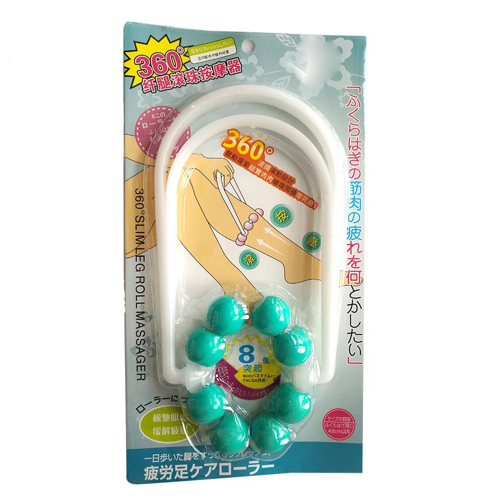 Ног роликовый массажер 360 градусов всенаправленный мышц ног сжигатель жира тела