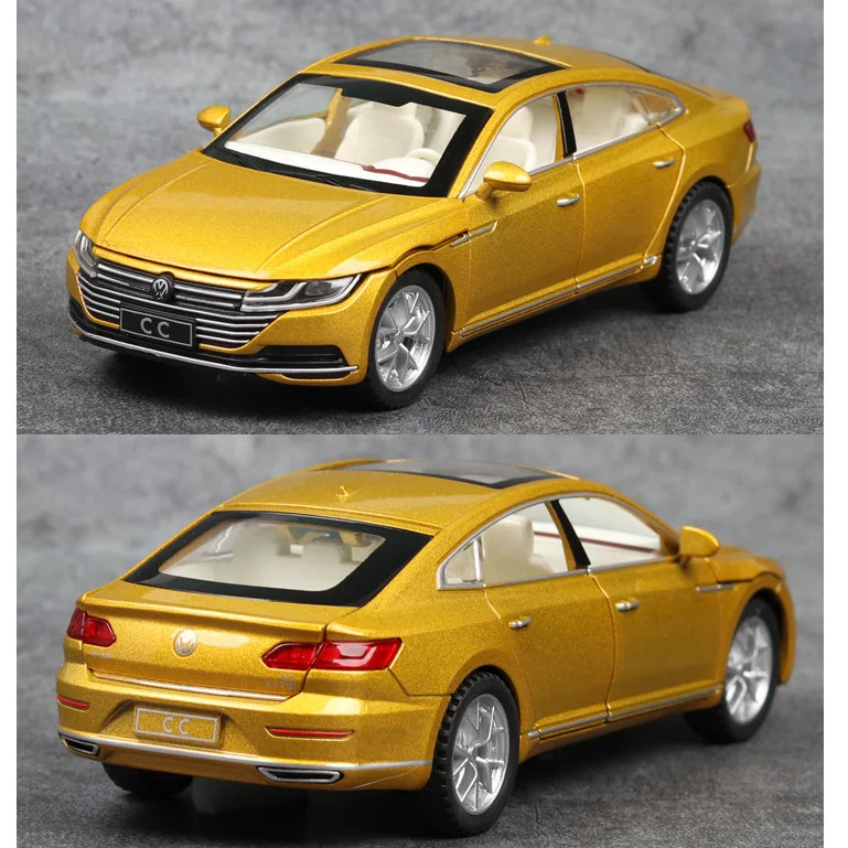 1/32 весы Volkswagen CC Литой Сплав тяга автомобиль коллекционные игрушки подарки для