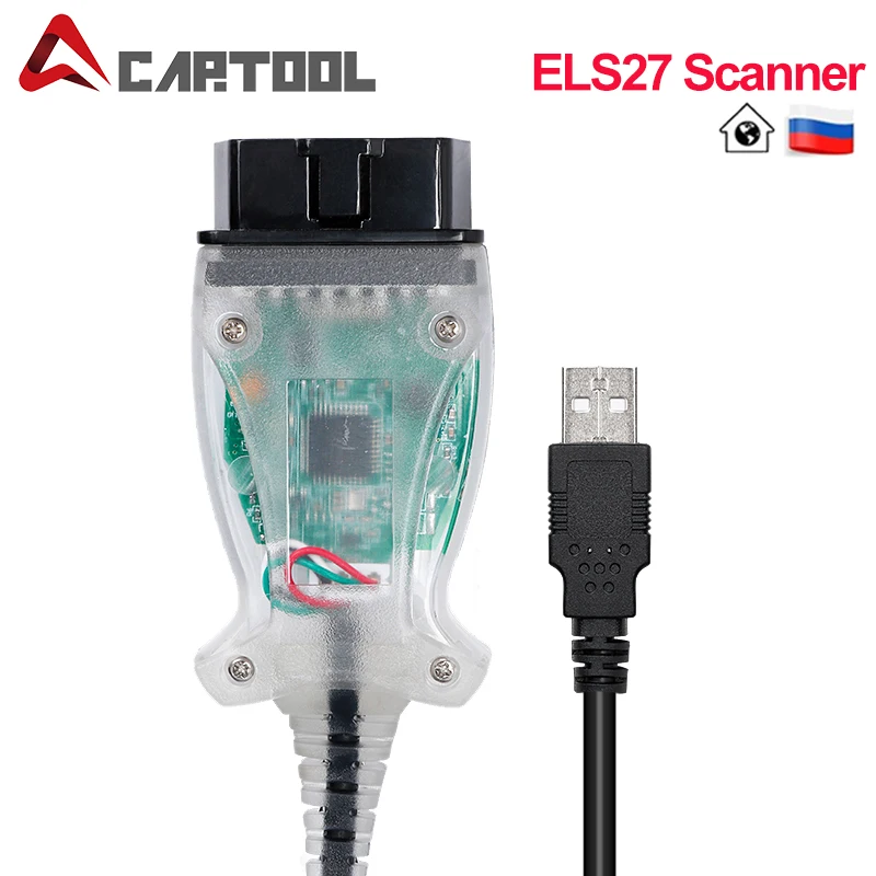 Сканер ELS27 FORScan для транспортных средств сканер OBD2 Диагностический кабель с