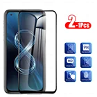 Закаленное стекло для Asus Zenfone 8 2-1 шт., Защитная пленка для экрана с откидной крышкой, с полным покрытием, защита от царапин, для Zenfone8 8 Flip