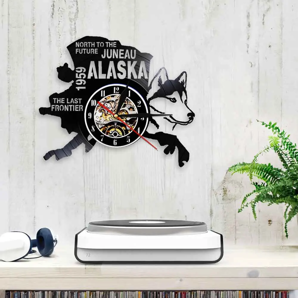 Alaska Dog настенные художественные декорации США город Аляска винтажная виниловая