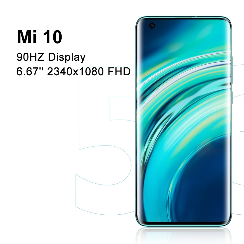 Глобальная версия смартфона Xiaomi Mi 10 8 Гб 128 ГБ AMOLED дисплей 6 67 дюйма мобильный