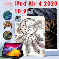 tablet case for apple ipad air 4 2020 10 9 inch pu leather tablet stand folio cover for ipad air 4