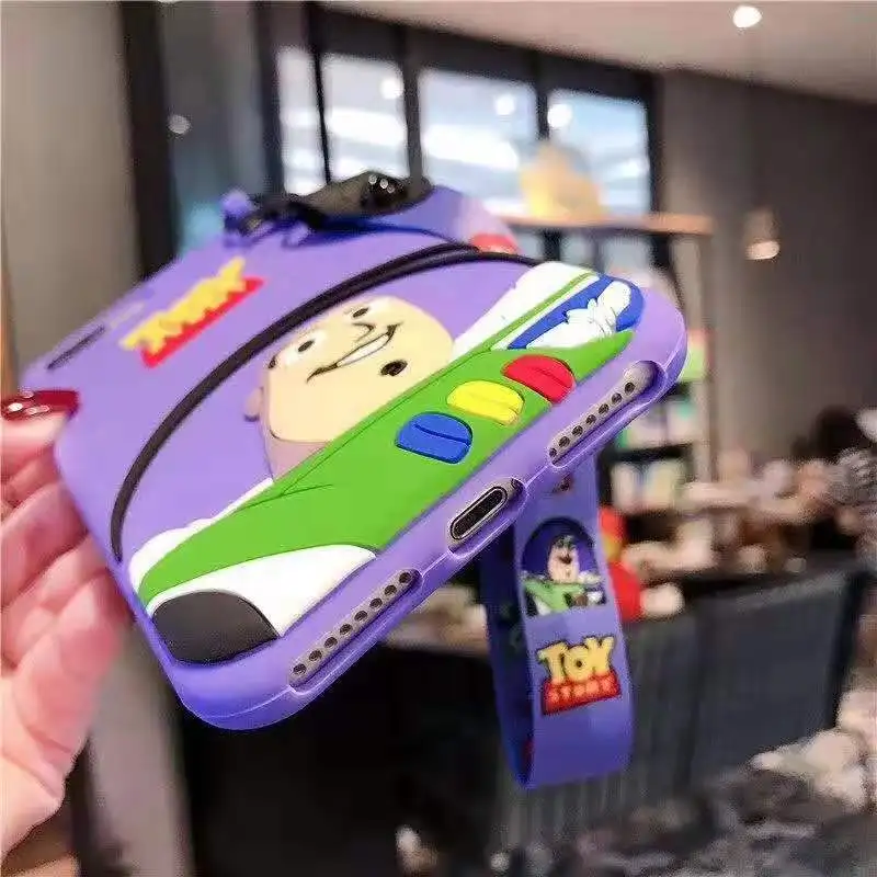 Милая история игрушек мультфильма Базз Лайтер Три Глаза Мягкий силиконовый