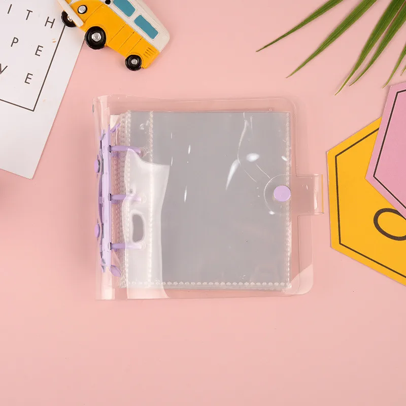 

loose-leaf mini 4 inch 40 pocket photo album for cards photocard binder stamps Collect book wedding instax mini newborns albums