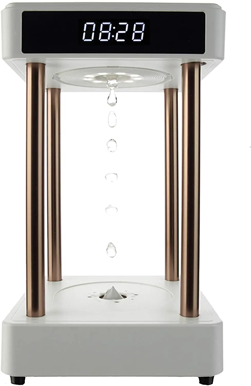 Creative Gift Anti Gravity Floating Levitating Water Drops Time Lamp for Desk Decoration Birthday Home Decor | Дом и сад