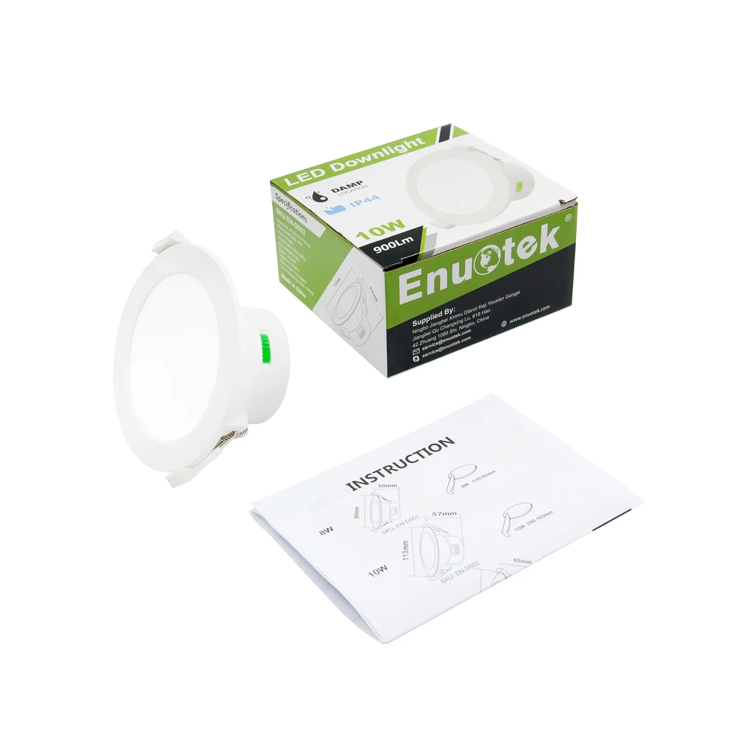 10 Вт Светодиодная Встраиваемая потолочная лампа с регулируемой яркостью Теплый