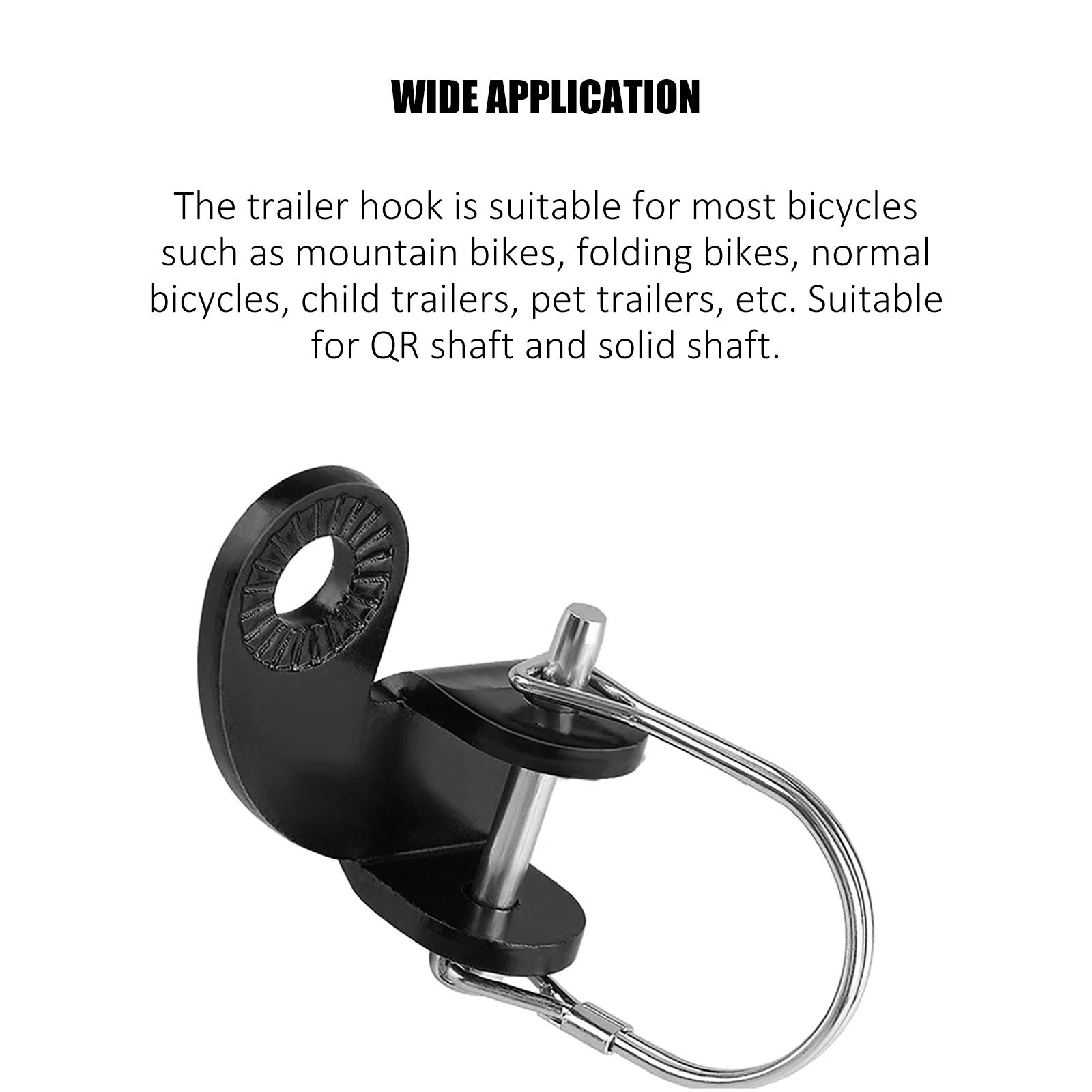 

Стальной велосипедный прицеп, сцепная муфта, буксирный набор, детский мусор для домашних животных, аксессуары для велосипедного прицепа, го...