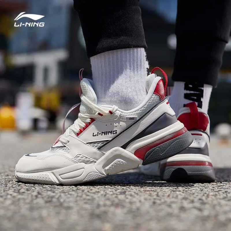 Li-Ning/Мужская обувь 001 R-1, Классическая обувь для отдыха, стиль жизни,, Ретро стиль, обувь для папы, спортивные кроссовки с подкладкой, AGCP061 YXB308