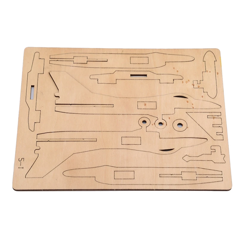 DIY деревянная Сборная модель самолета строительные блоки вертолет истребитель F16