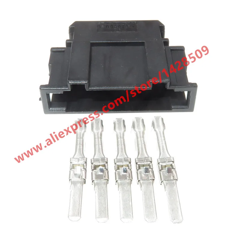 

1 Set 5 Pin Automotive Wiring Harness Connector 191 972 715 Male Plug For VW 191972715