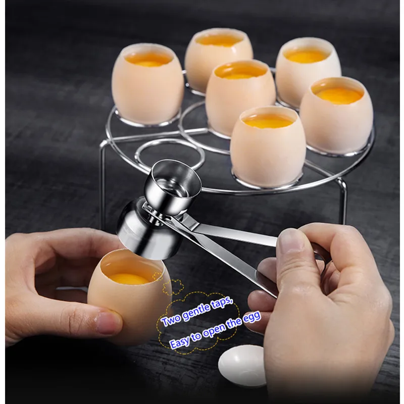 

New Quail Egg Scissors Egg Topper Cutter Shell Opener 304 Stainless Steel Boiled Raw Egg Open Creative Kitchen Tools Gadgets