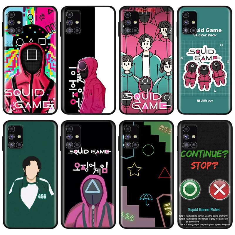 

Squid Game TV 456 For Samsung Note 20 Ultra 10 Pro Plus 8 9 M02 M31 S M60S M40 M30 M21 M20 M10 M62 M12 F52 Phone Case